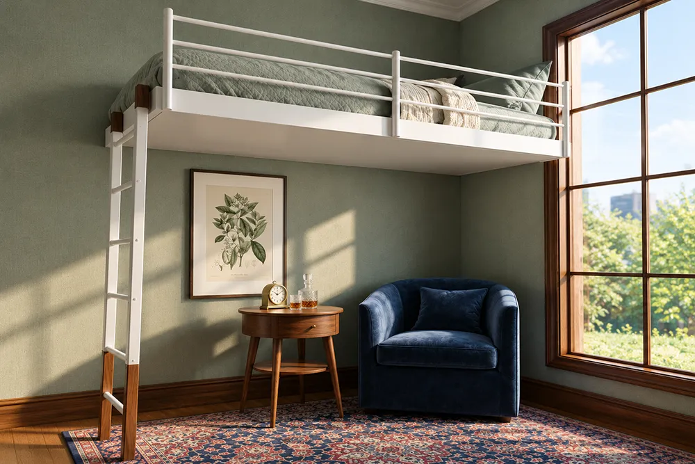 Cama Suspensa Solteiro M6 Sem Led
